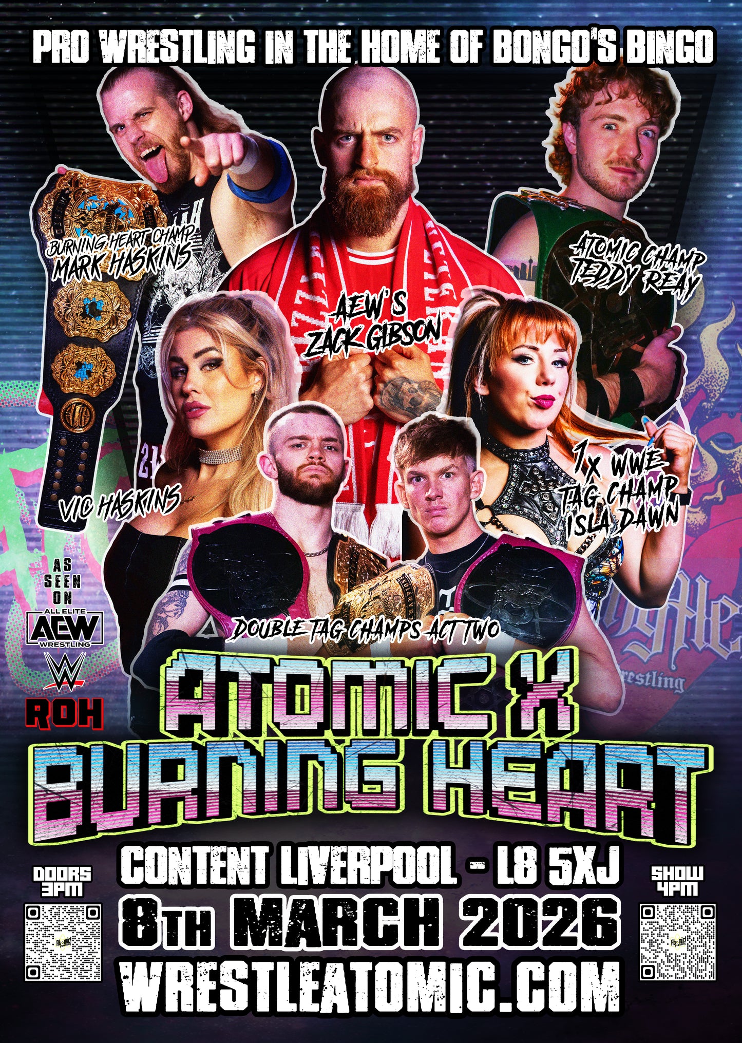 ATOMIC 18: X Burning Heart - 8th March 2026