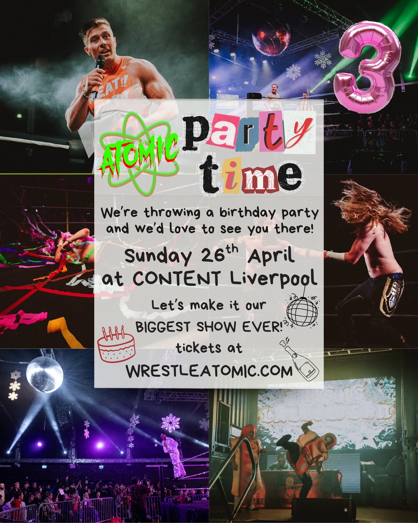 ATOMIC 19: 3rd Birthday Show - 26th April 2026