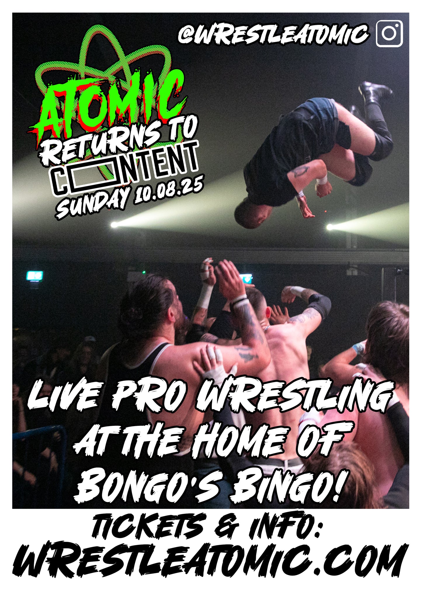 SECRET HOSPO DEAL - Atomic x Content 29.10.2025 - Tickets and Beer Combo